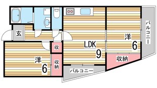 ガーネット森北町の物件間取画像